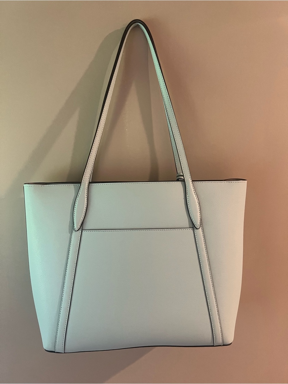 kate spade Pale Blue Leather Tote with Dual Straps - Picture 4 of 12